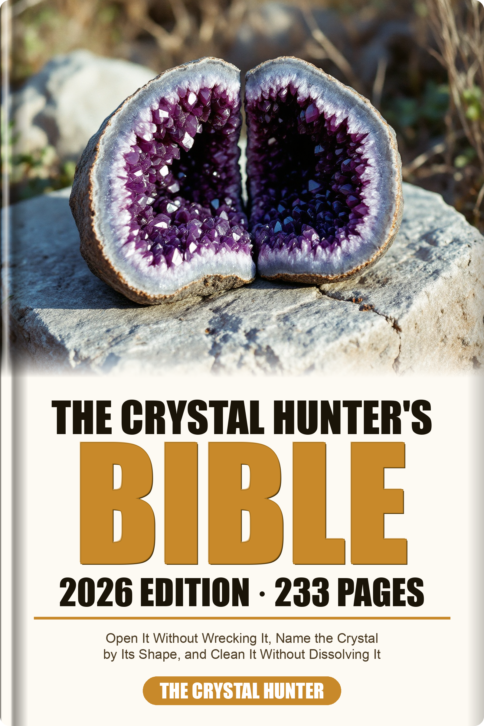 Cover of The Crystal Hunter's Bible, 2026 edition